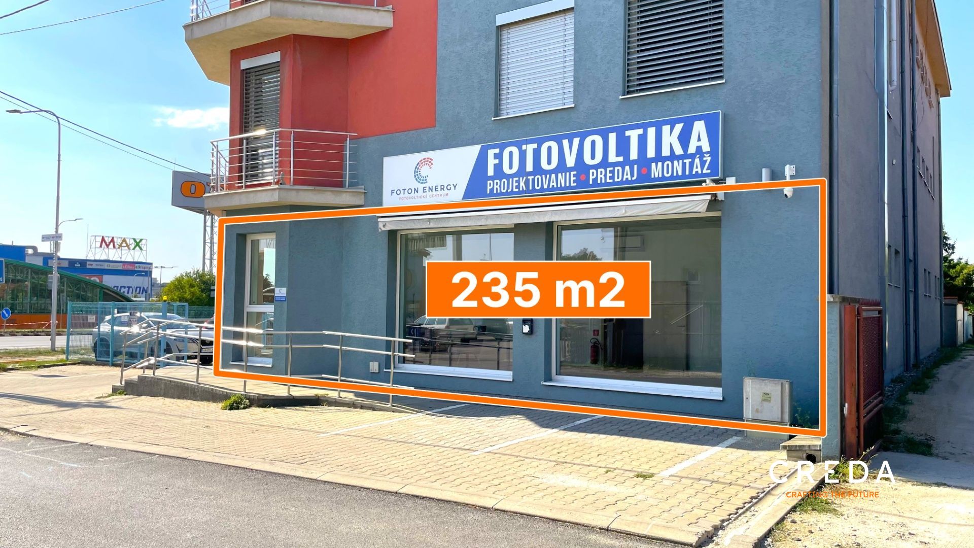 CREDA | prenájom obchodný priestor so skladom, Nitra - Chrenová