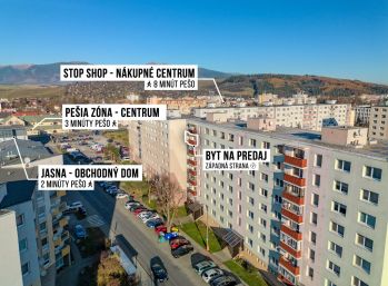 ☑️MODERNÝ  BYT po rekonštrukcii, BYT 3+kk  64m2, najbližšie centrum Bellova