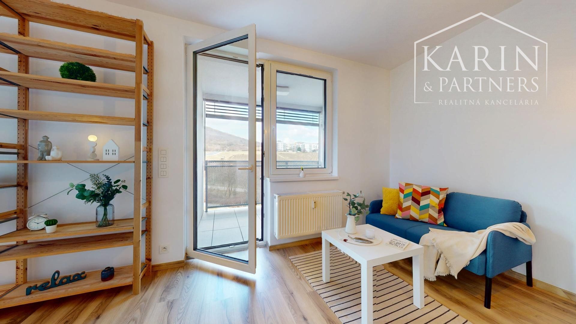 Zariadený 1,5 izbový byt | loggia | Malé Krasňany | výhľad na vinice