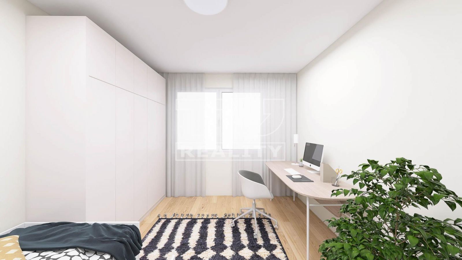 Na predaj priestranný 3-izbový byt s balkónom v obci Bošany