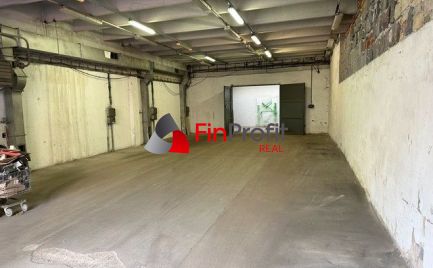 Na prenájom vykurovaný sklad s priamym vstupom o výmere 221 m2.