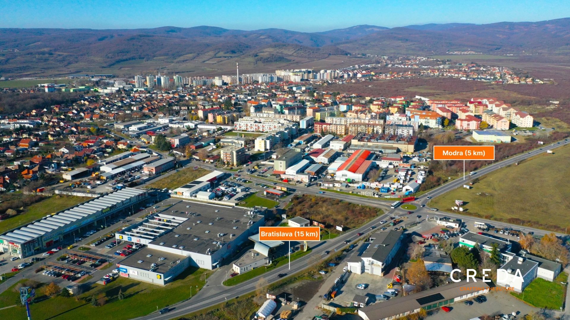 CREDA | predaj priemyselný areál, Pezinok