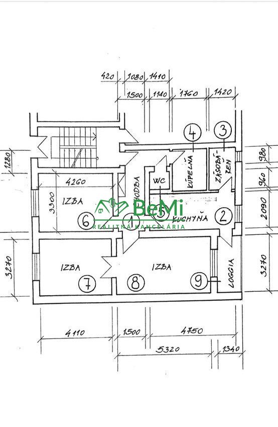 3 izb. byt Vodárenska Galanta / rozlohe 78 m2 030-113 - EVBAa