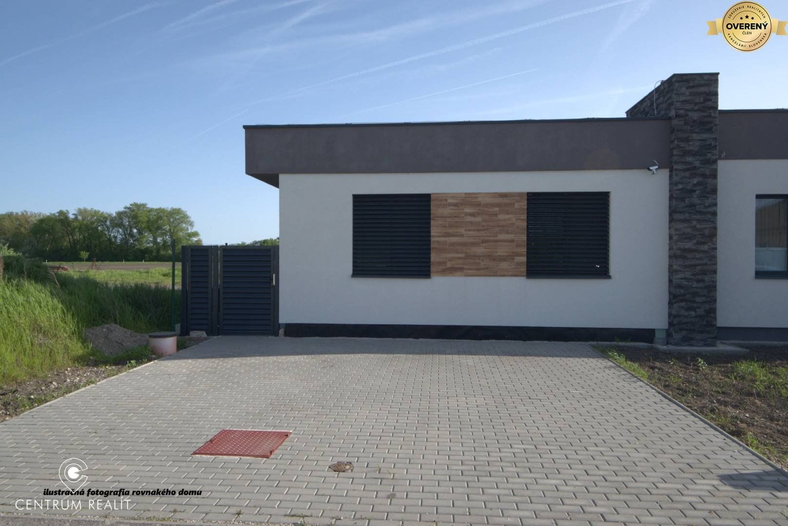 Kvalitný moderný 4-izbový bungalov v ŠTANDARDE v obci Trnávka