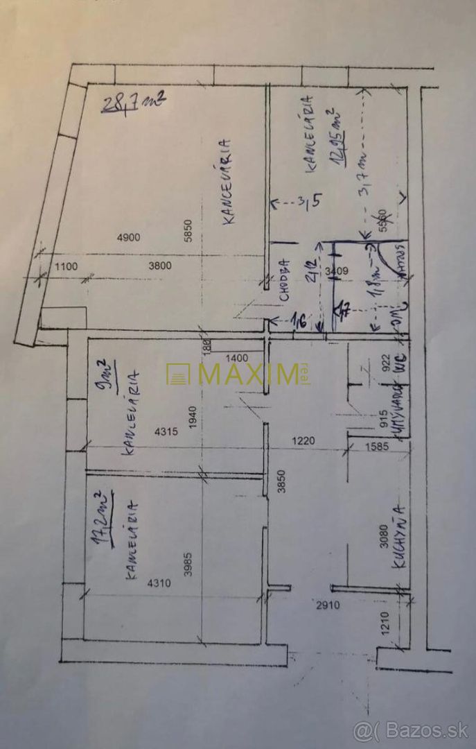 PREDAJ - 4-izbový byt/priestor po kompletnej rekonštrukcii, nachádzajúci sa na prízemí. Bratislava, Dúbravka  na  ulici Cabanova