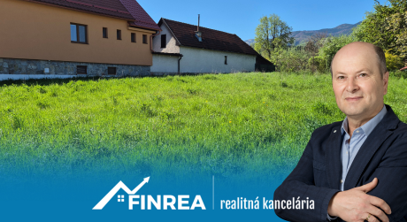 FINREA │ Lukratívny pozemok 572 m² v Turanoch pri Martine,  s prístupovou cestou v osobnom vlastníctve