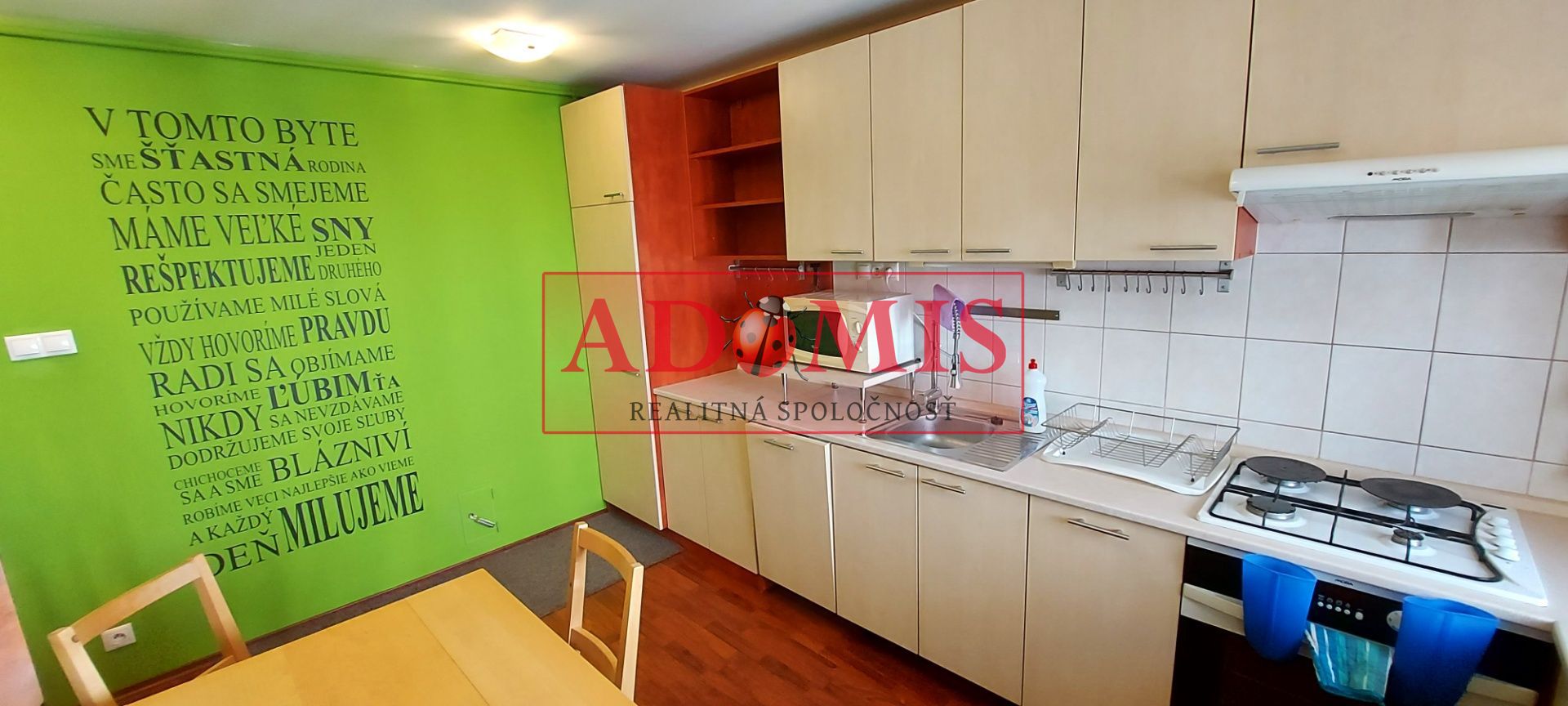 ADOMIS – prenájom 2-izb., jedno parkovacie miesto, Letná ulica, Košice