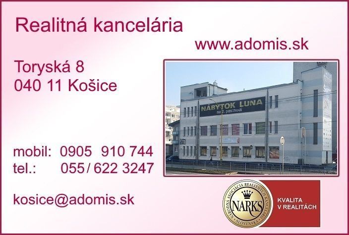 ADOMIS - predám 8-izbový priestraný rodinný dom, úžitková plocha 473 m2, Rulandská ulica, Košice - Krásna, Na Hore