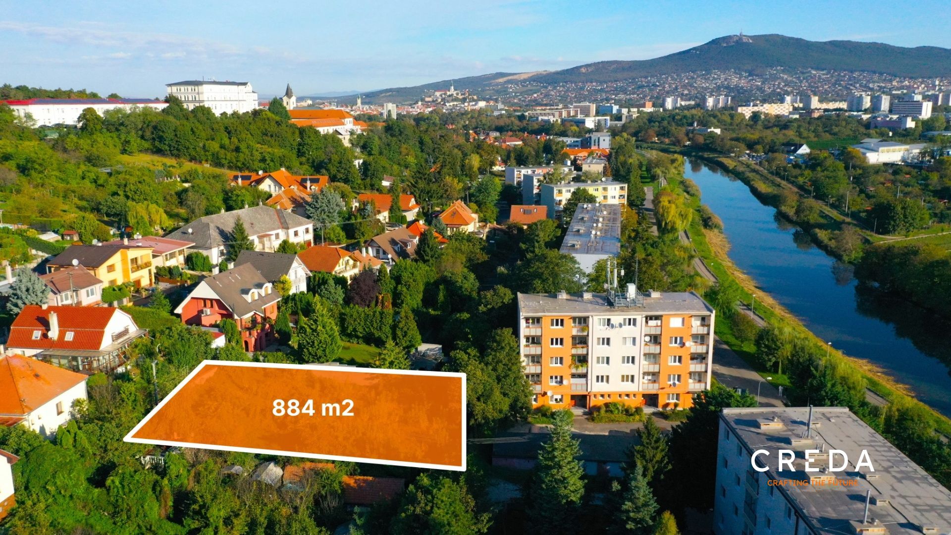 CREDA | predaj stavebný pozemok na bytovú výstavbu, Nitra, Wilsonovo nábrežie