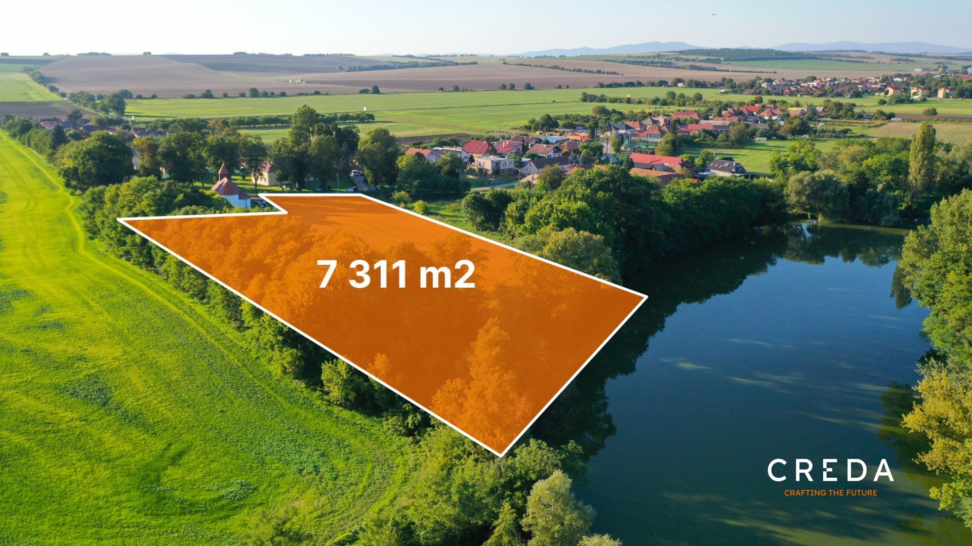 CREDA | predaj pozemok na brehu jazera, Nitra - Ľudovítová