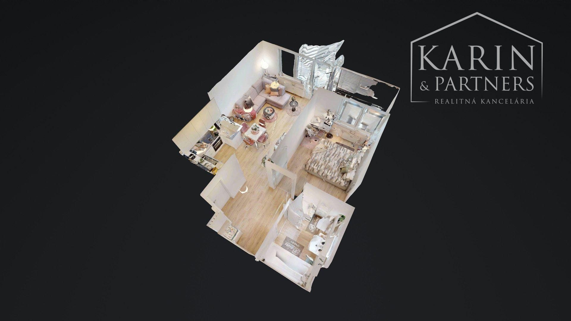 Zariadený 2i. byt | loggia | šatník | parking | Malé Krasňany