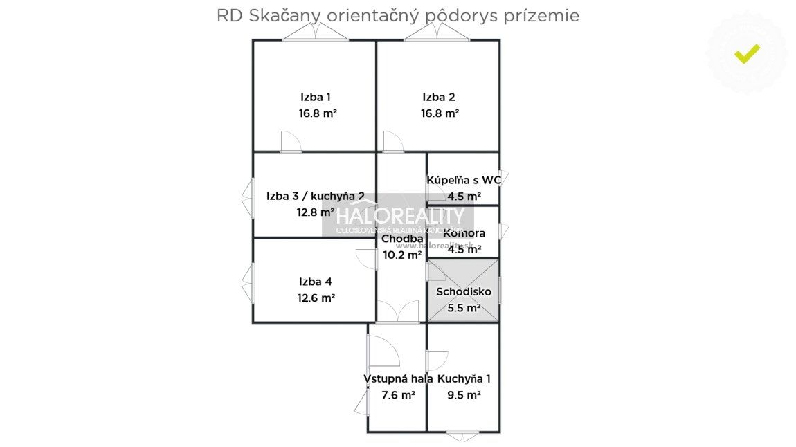HALO reality - Predaj, rodinný dom Skačany, Cintorínska ulica - EXKLUZÍVNE HALO REALITY