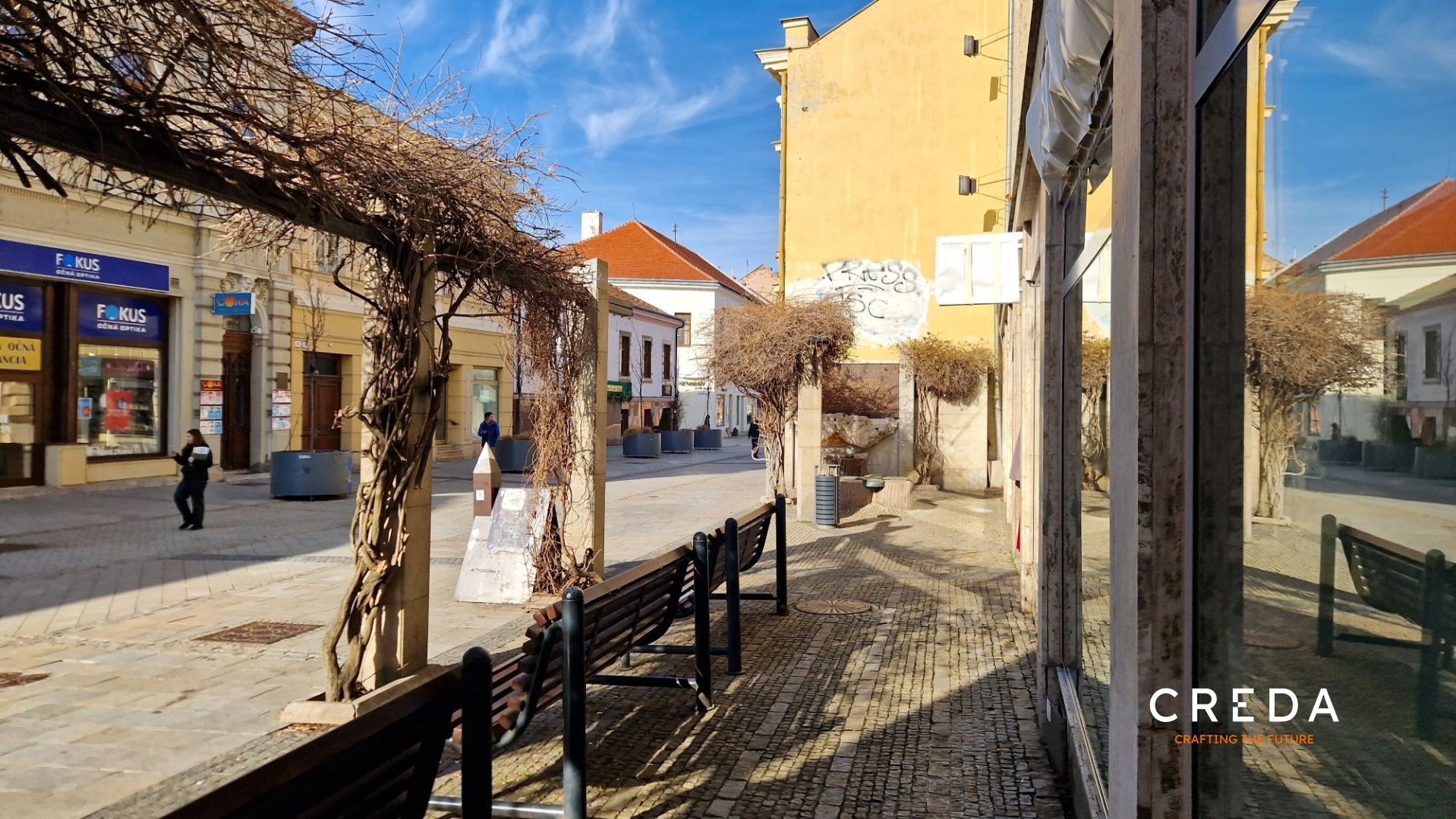 CREDA | prenájom 67 m2 obchodný priestor, Nitra - pešia zóna