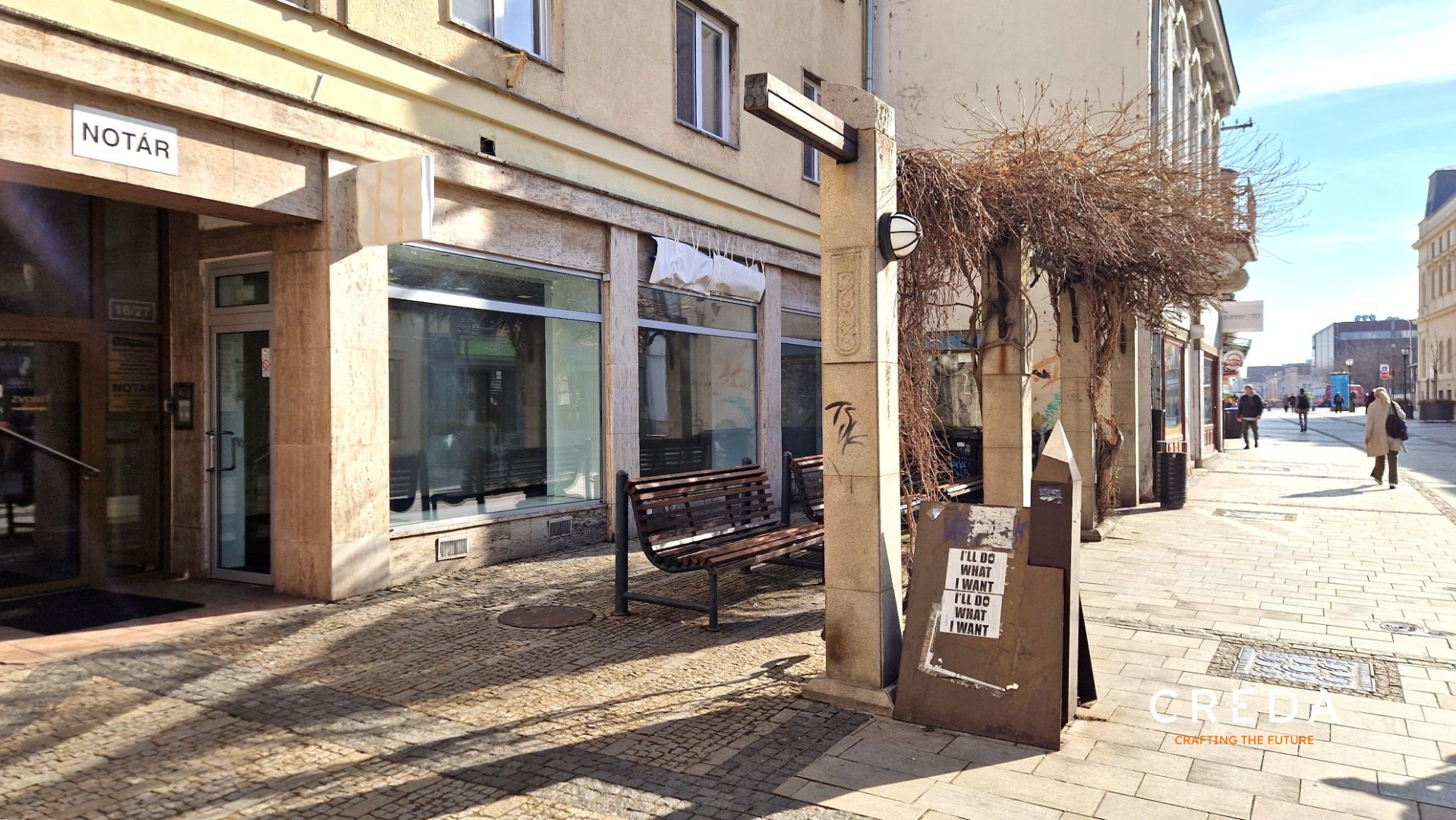 CREDA | prenájom 67 m2 obchodný priestor, Nitra - pešia zóna