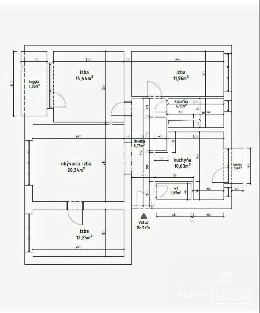 Priestranný 4-izbový byt (89m2) Piaristická ulica ✨