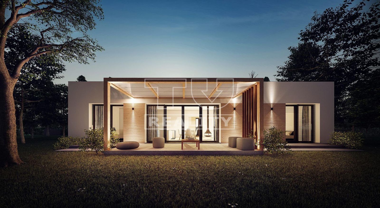 Moderný 4i RD s rovnou strechou – čistý dizajn, komfortné bývanie s terasou