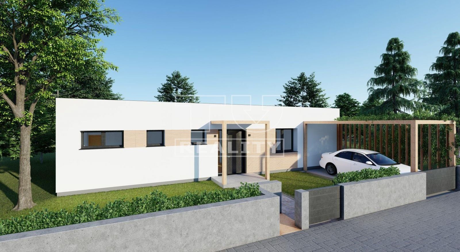 Moderný 4i RD s rovnou strechou – čistý dizajn, komfortné bývanie s terasou