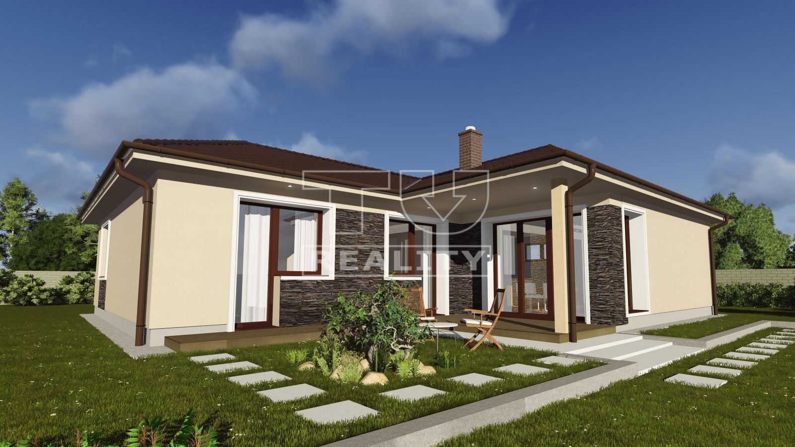 4i RD v tvare L – 121 m² priestoru, terasa 17 m² a maximálne súkromie pre vašu rodinu!