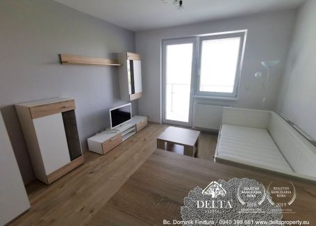 DELTA - Krásny 1-izbový byt s balkónom a parkovacím miestom v novostavbe na prenájom