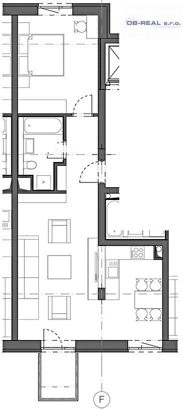 Prenájom č. zariadeného 2izb bytu 58m2 3/6p. Galanta West