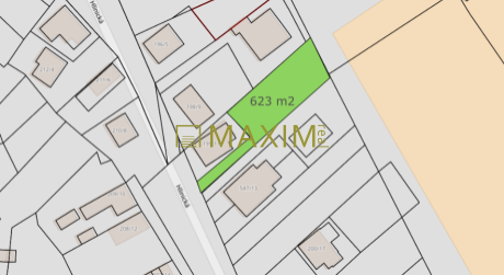 Na predaj stavebný pozemok – 623 m², Voderady