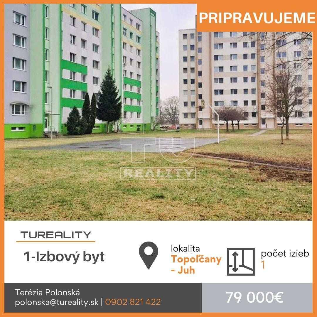 Pripravujeme do ponuky!!!
1 - izbový byt v Topoľčanoch s balkónom 35m2
