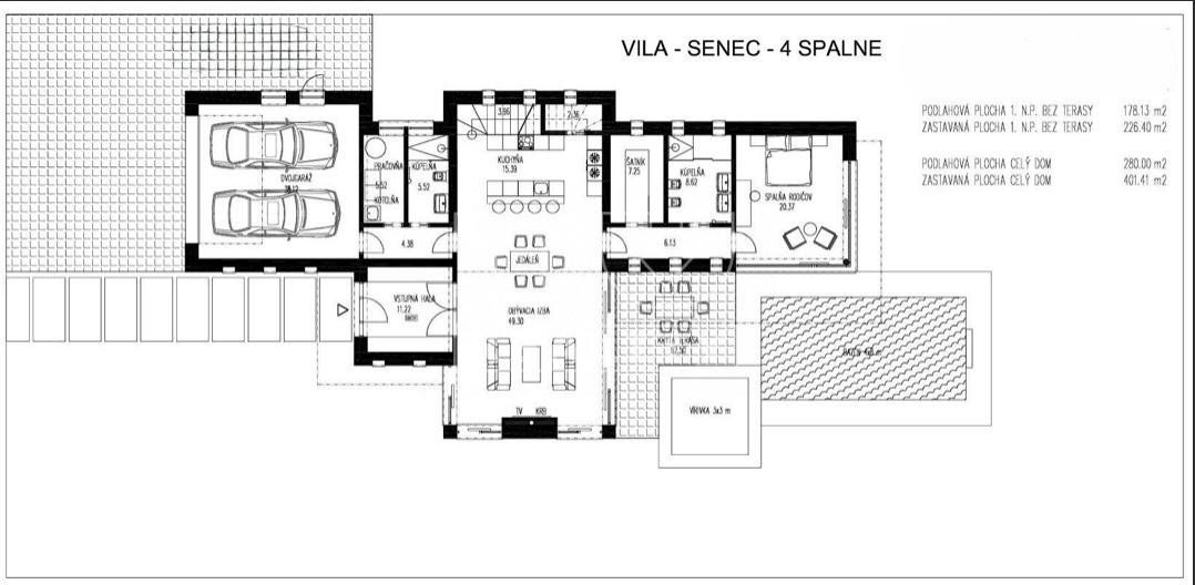 Dizajnová vila s bazénom ktorá zaujme na prvý pohľad v Senci Lužianky
