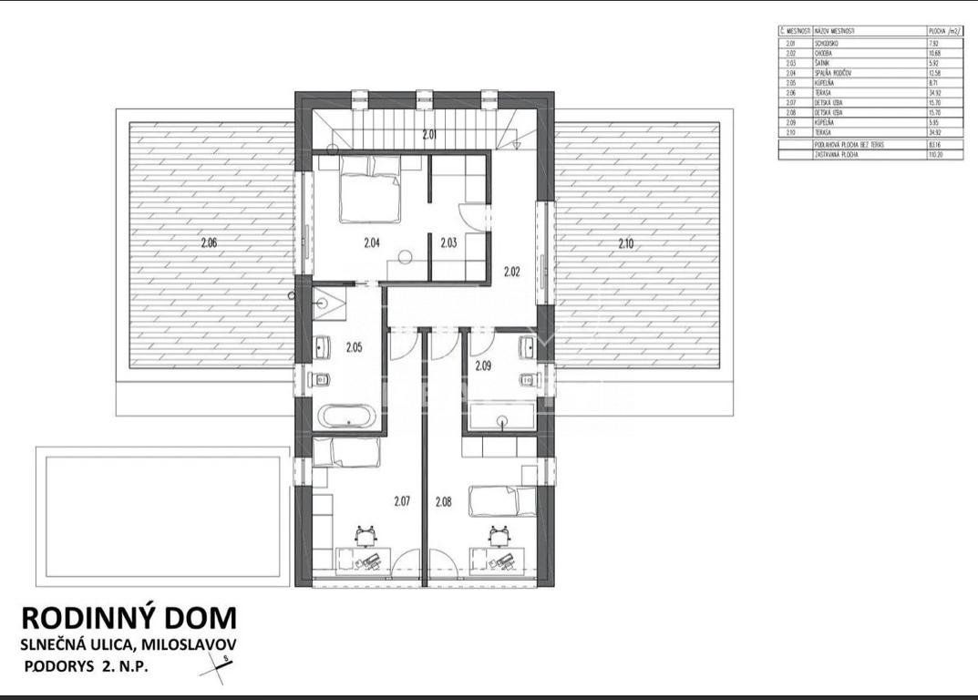 Predaj moderného dizajnového 5 izb.domu v Miloslavove,225m2