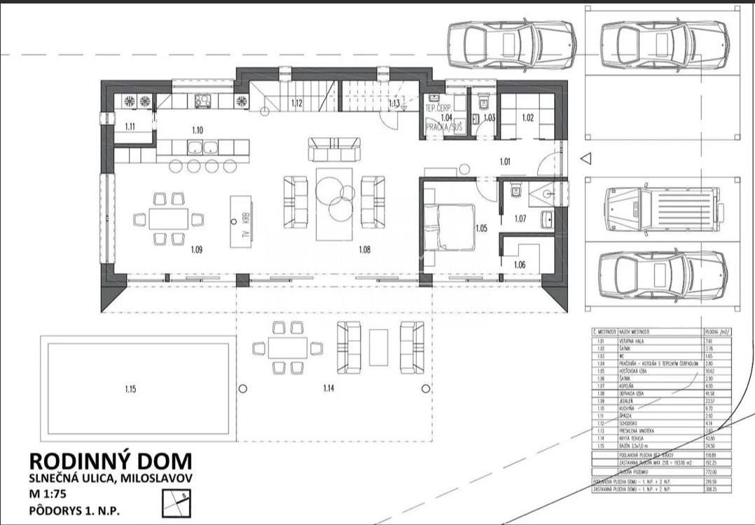 Predaj moderného dizajnového 5 izb.domu v Miloslavove,225m2