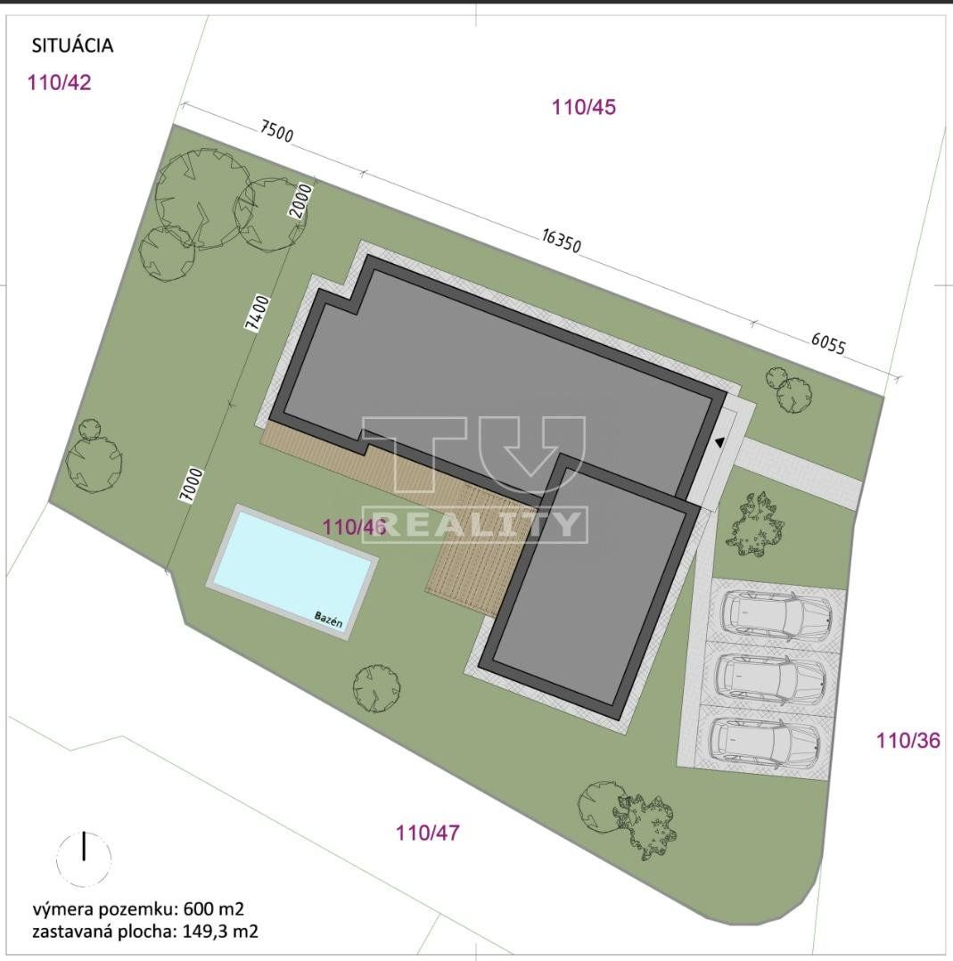 Predaj moderný dom v Miloslavove s bazénom v Miloslavove,147m2
