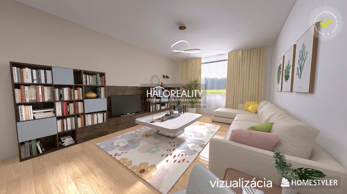 HALO reality - Predaj, trojizbový byt Bratislava Nové Mesto, Riazanská - EXKLUZÍVNE HALO REALITY