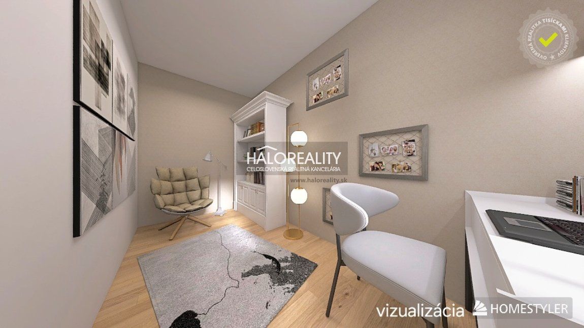 HALO reality - Predaj, trojizbový byt Bratislava Nové Mesto, Riazanská - EXKLUZÍVNE HALO REALITY