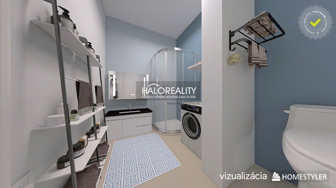 HALO reality - Predaj, trojizbový byt Bratislava Nové Mesto, Riazanská - EXKLUZÍVNE HALO REALITY