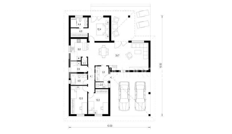 EXKLUZÍVNE - Rozostavaný rodinný dom - IBV Jazerné pole - Skalica - 641 m2
