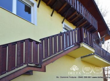 DELTA - Štýlový, zariadený 3-izbový byt s balkónom a samostatným vchodom v blízkosti Tatier