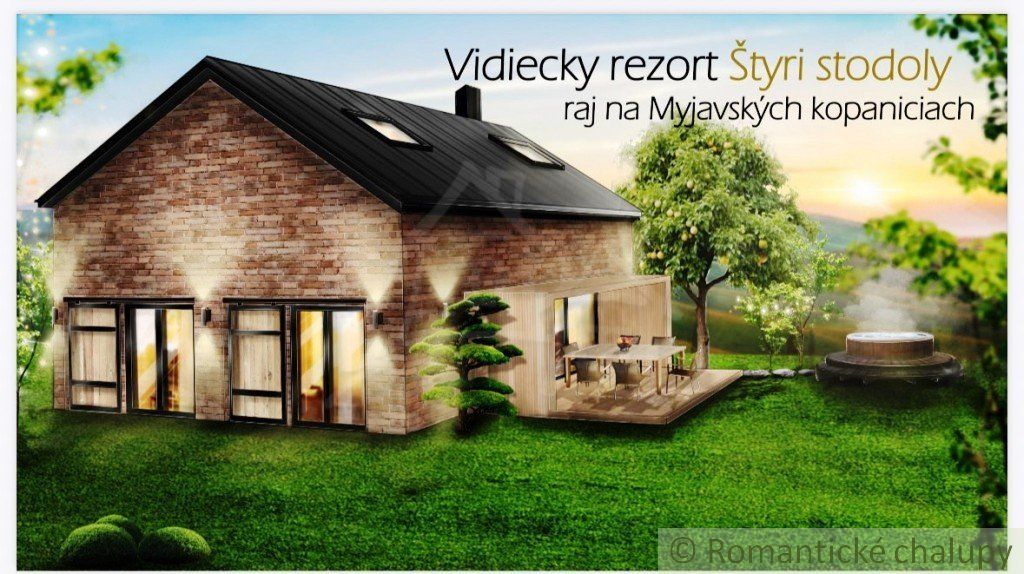 Na predaj dva domy na investíciu vo Vidieckom rezorte Štyri stodoly na Myjavských kopaniciach