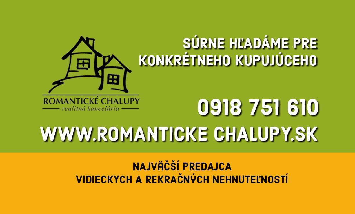 Kúpim dom v okolí Banskej Štiavnice