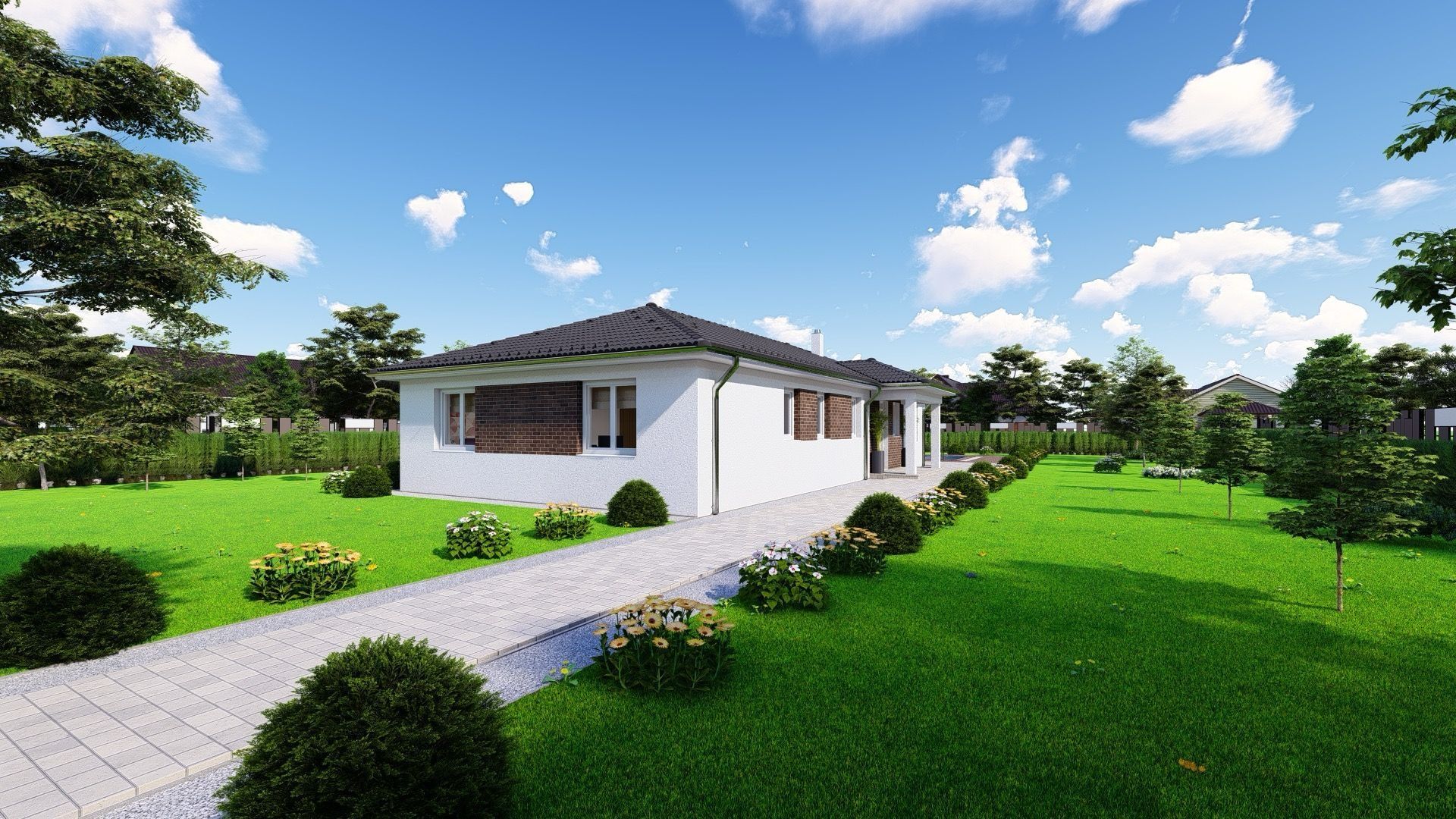 Na predaj štýlová novostavba 4-izbového bungalovu v Šamoríne