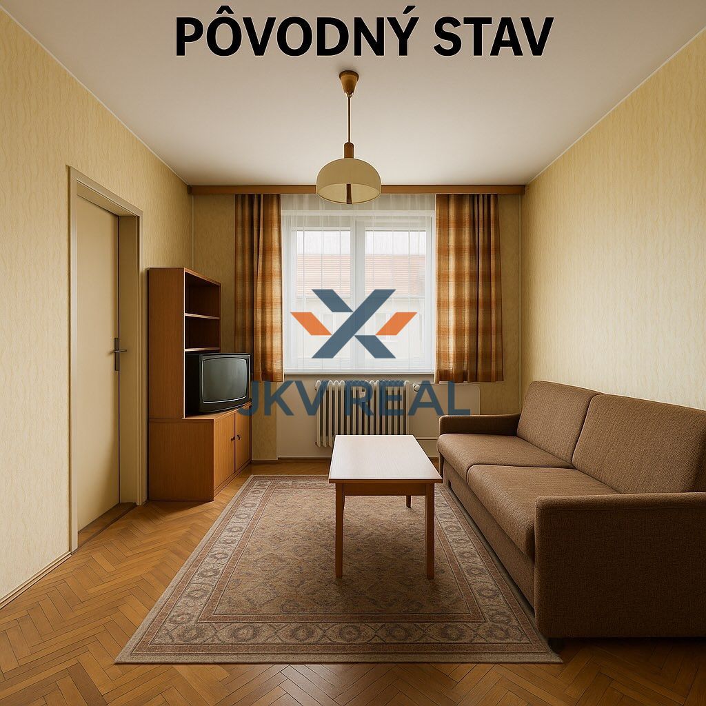 JKVreal ponúka na predaj 1-izbový byt s loggiou a potenciálom úpravy na 1,5-izbový