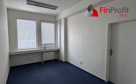 Na prenájom dvojkancelária s výmerou 36 m2. Bezplatné parkovanie.
