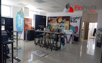 Na prenájom pekný klimatizovaný administratívny priestor s výmerou 167 m2 a showroomom.