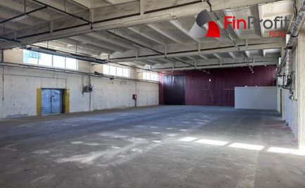 Na prenájom skladový priestor o výmere 560 m2.