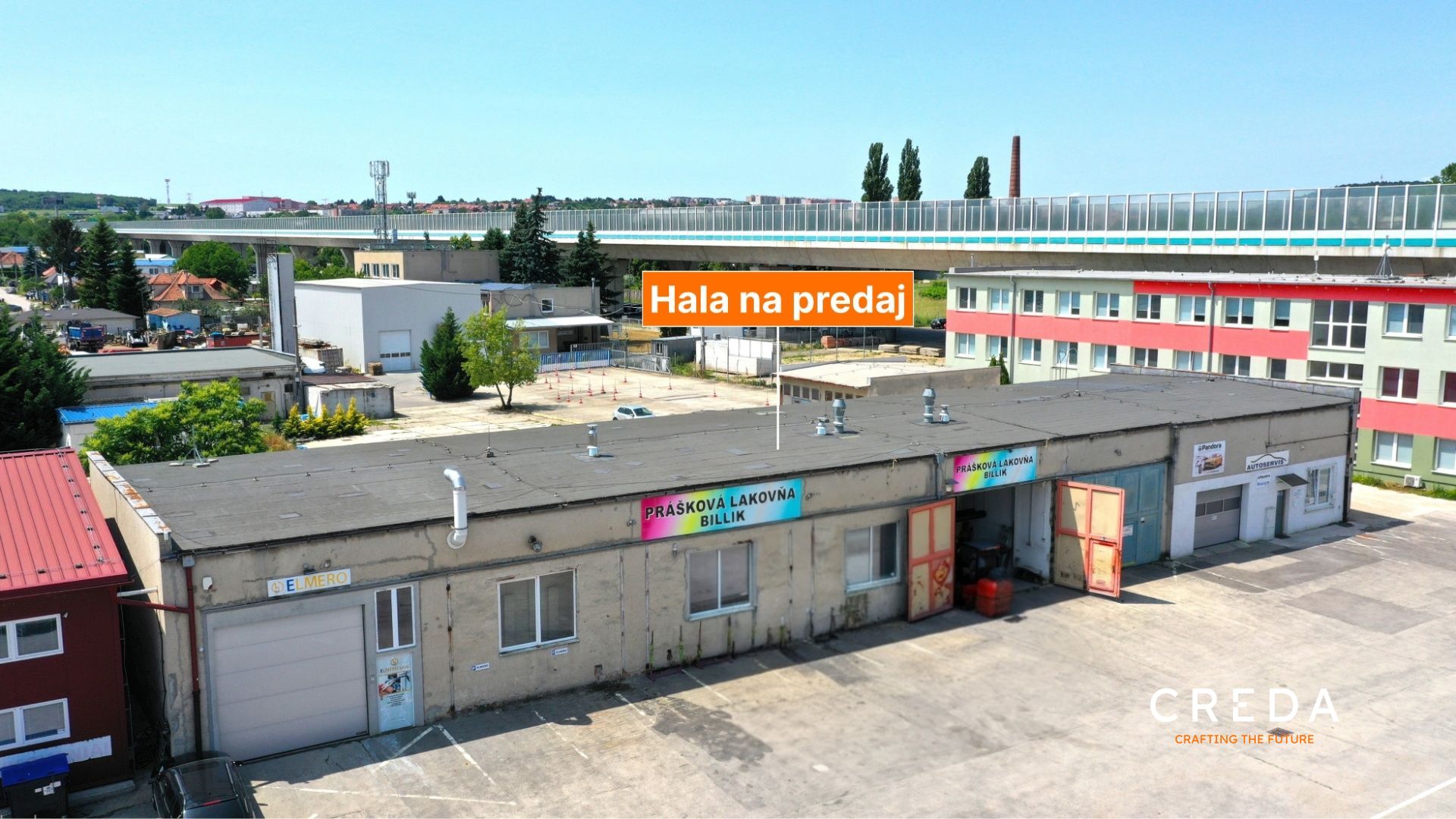 CREDA | predaj hala s lakovňou, Nitra - Priemyselná ul.