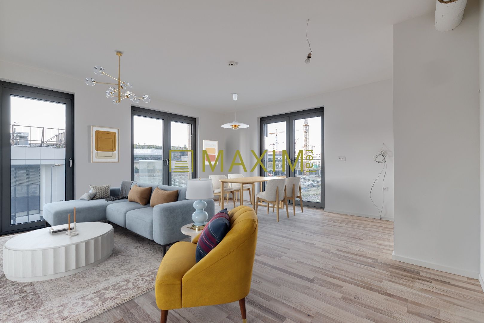 3 izbový apartmán s 2 balkónmi a parkingom v projekte Metropolis