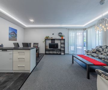 Na predaj jednospálňový apartmán v Bešeňovej v komplexe BANFF len 100 metrov od Aquaparku