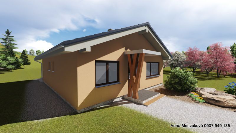 Na predaj - výstavba  3-izbový bungalov