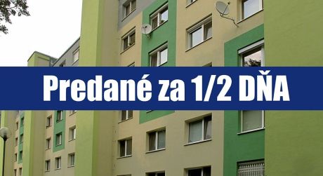 PREDANÉ ZA 1/2 DŇA: Kompletne zrekonštruovaný a zariadený 2 izbový v Petržalke - Ovsišti sa môže stať okamžite vašim domovom