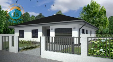 Novostavba nízkoenergetického 4-izbového domu s garážou, Trenčianska Turná, nová lokalita
