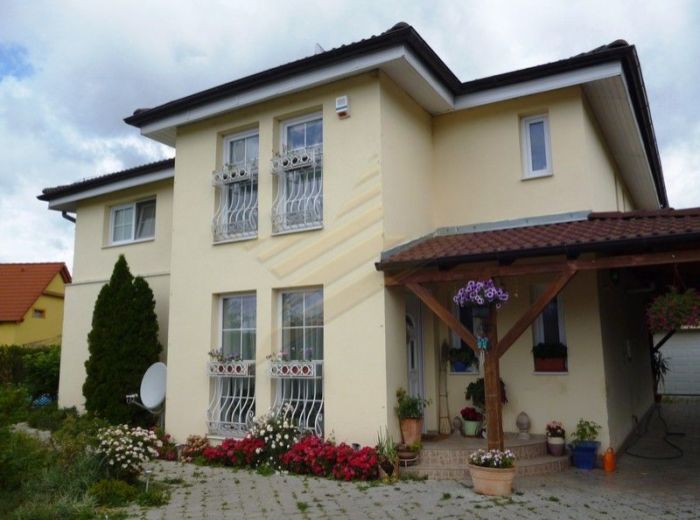 PREDANÉ - ŠENKVICE - SLNEČNÁ, 4,5-i dom, 248 m2 – veľká novostavba s MRAMOROVÝM KRBOM A BAZÉNOM, slnečný pozemok 598 m2, s TERASOU