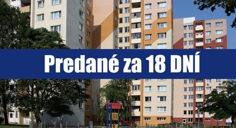 PREDANÉ ZA 18 DNÍ: Hľadáte 3 izbový byt v Petržalke, len na skok od centra mesta a do Viedne?